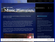 Tablet Screenshot of musichistorian.net